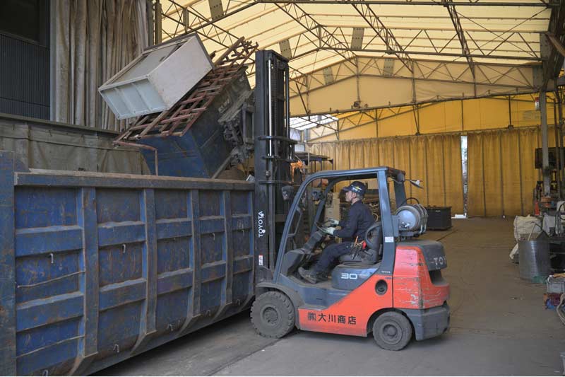 フォークリフト（回転）