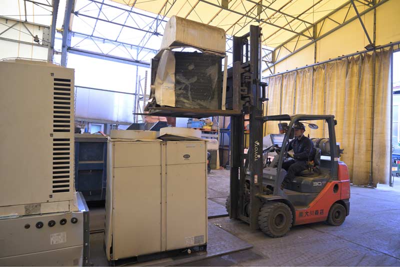 フォークリフト（回転）